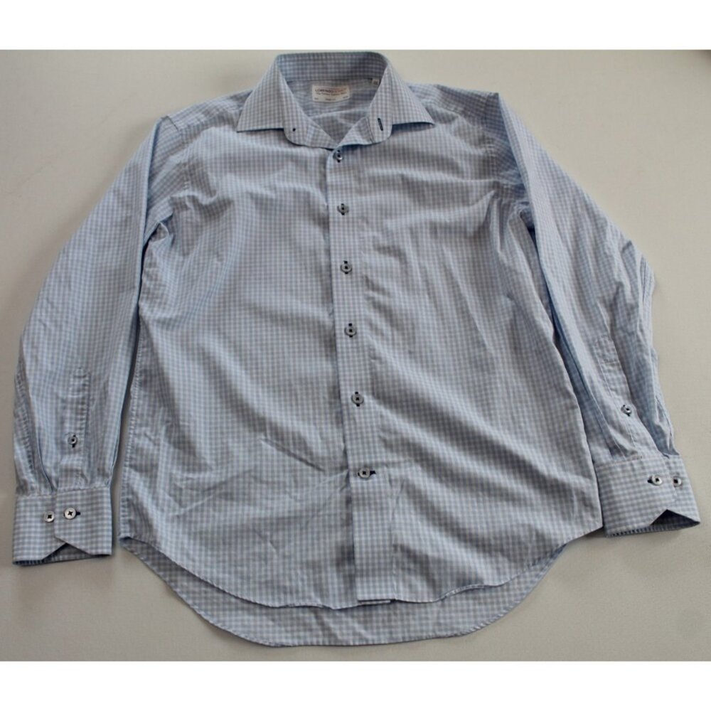 Lorenzo Uomo Men's Button Down Dress Shirt Size 15.5 32/33